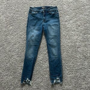 Abercrombie & Fitch Mid Rise Super Skinny Ankle Jean